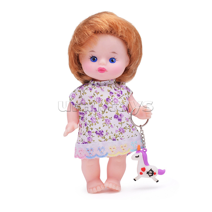 Кукла Леночка с игрушкой 20см в пакете