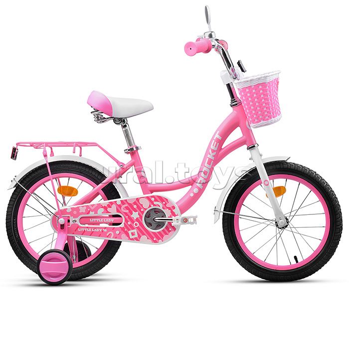 Велосипед 16" Rocket Little Lady, цвет розовый