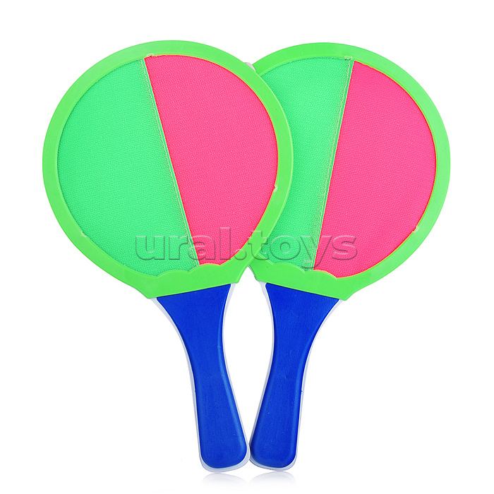 Набор игровых ракеток (2 ракетки, 2 мяча) в сетке