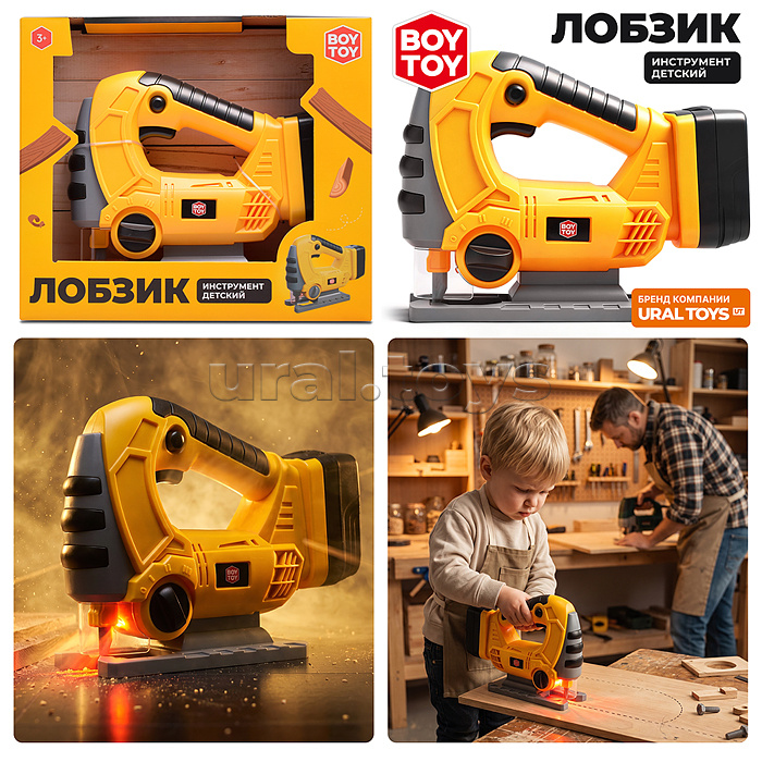 Инструмент детский "Лобзик" в коробке