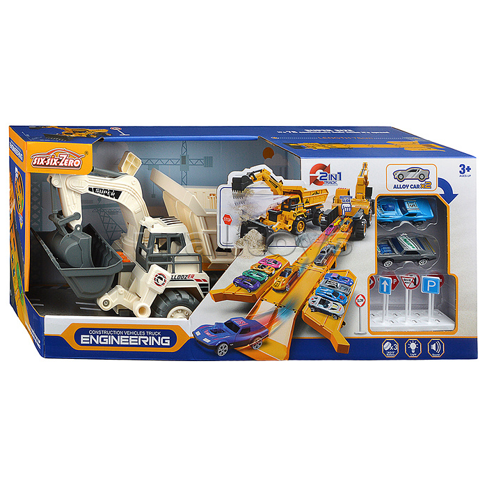 Машина-Катапульта "Экскаватор/Грейдер" в коробке