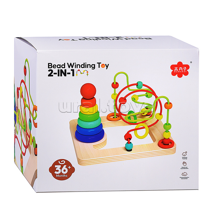 Игра развивающая "Лабиринт и пирамида"