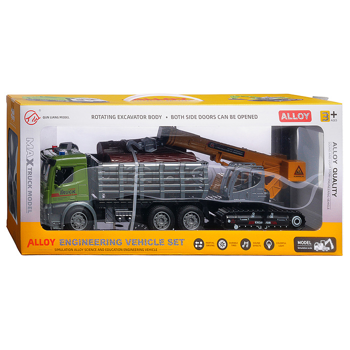 Машина "Кран мастер" в коробке