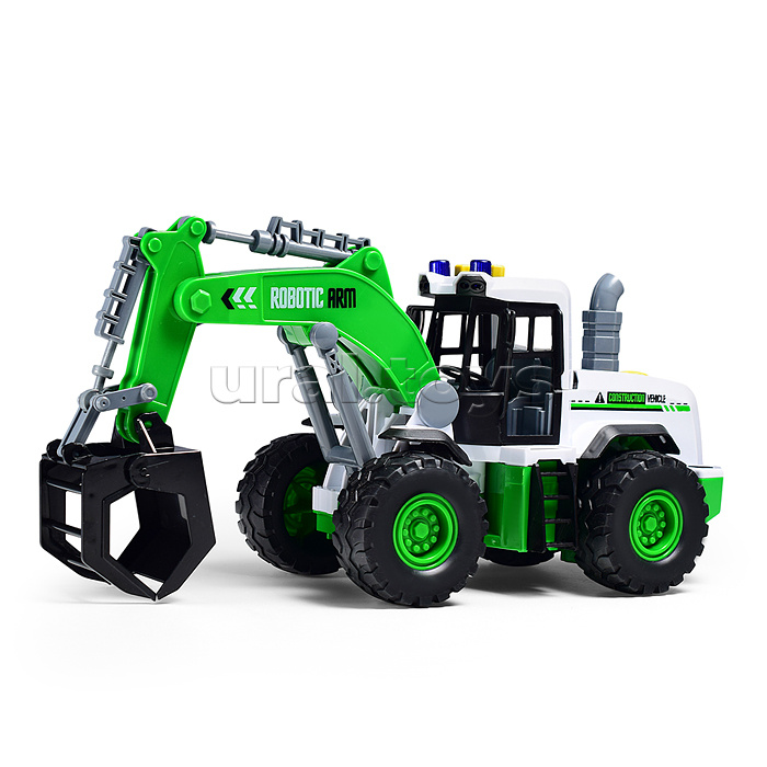 Трактор "Строитель" на батарейках, в коробке