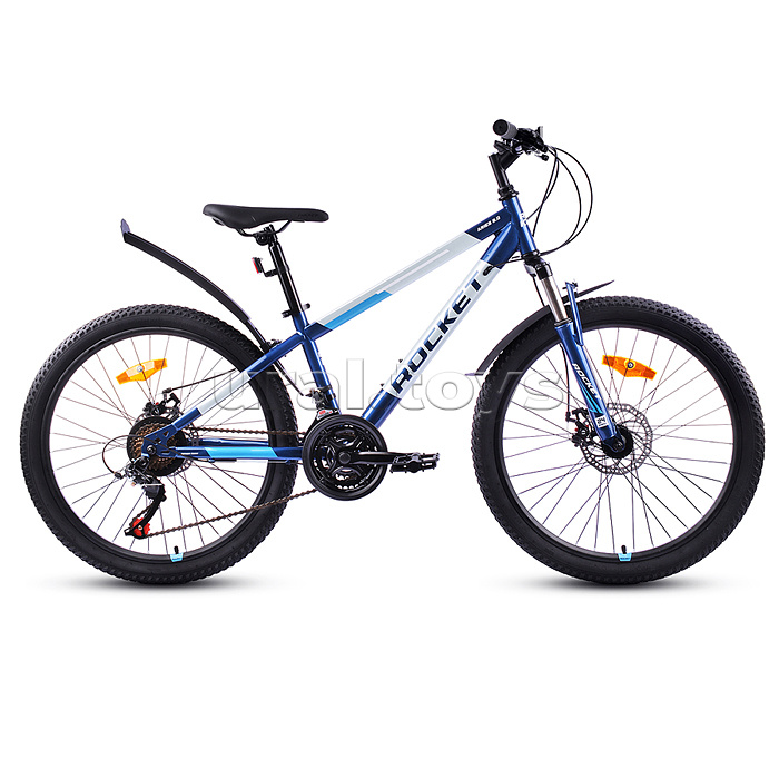Велосипед 24" Rocket Aries 2.0 , цвет синий, размер 13"