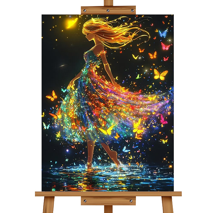 Мозаика алмазная "Волшебница снов" 40*30 см.