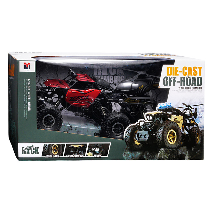 Машина "Джип" р/у, 27 MHz, с аккум., USB, в коробке