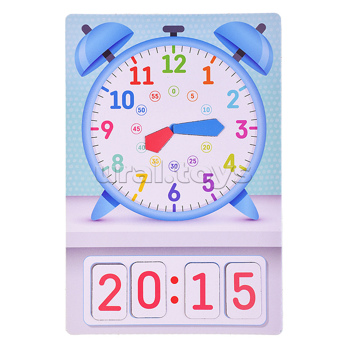 Магнитная игра "Учим время"