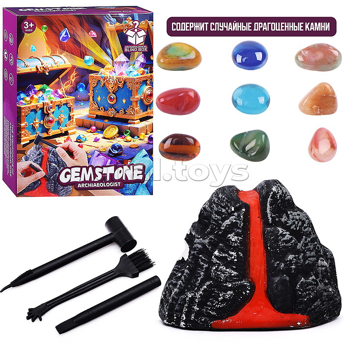 Раскопки "Поиски сокровищь" в коробке