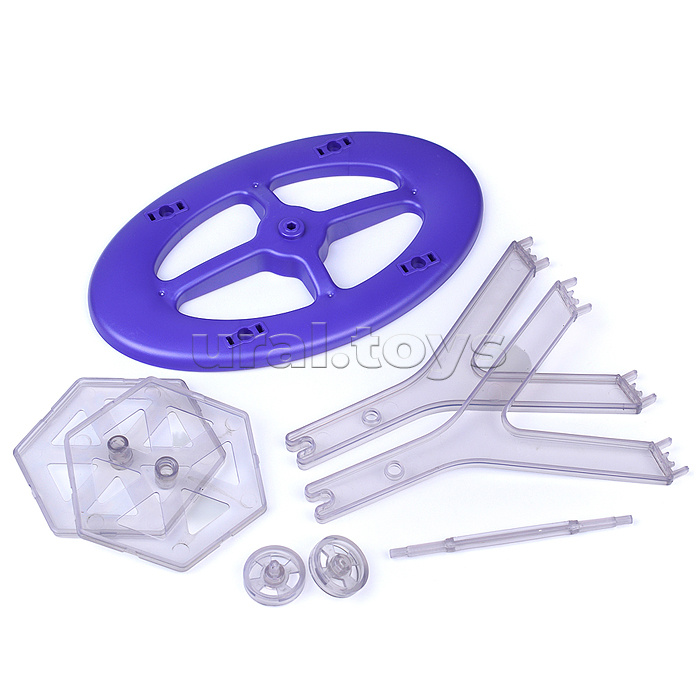 Конструктор магнитный, большой размер дет. (75 дет.), в пакете