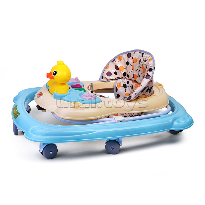 Ходунки "Хитрая уточка" (цвет голубой)