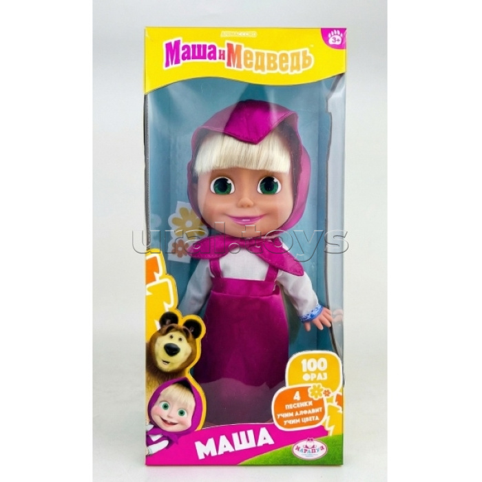 Кукла Маша и Медведь 30 см, озвуч, 200 фраз
