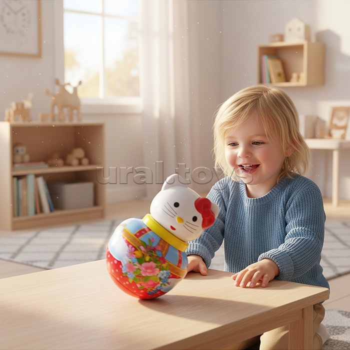 Неваляшка малая "Кошечка Алина" в п/пакете