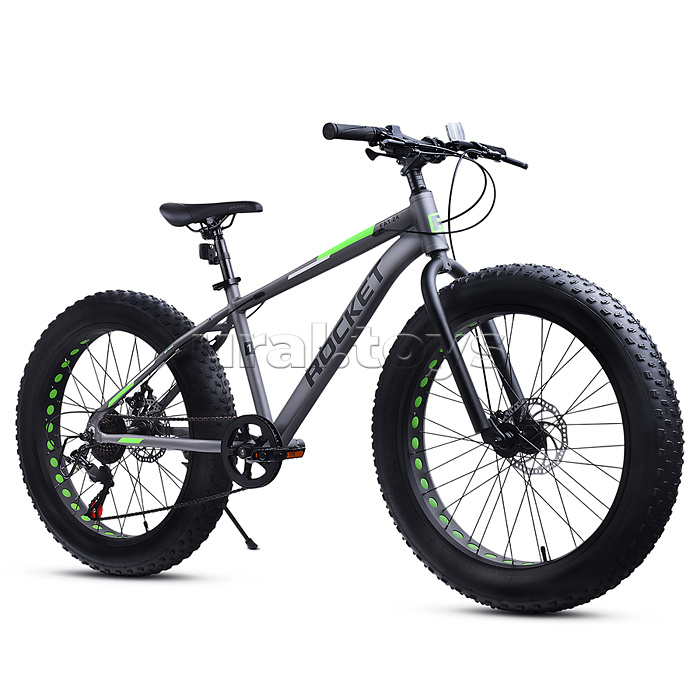 Велосипед 24" Rocket Fat 24, цвет серый, размер 15"