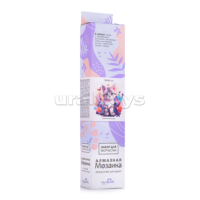 Алмазные узоры. Мягкий взгляд. 30*30см. Алмазные узоры. Мягкий взгляд. 30*30см.
