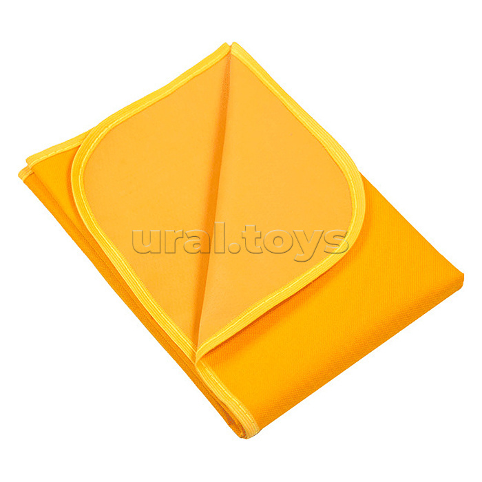 Клеенка для труда 50x70 см, водоотталкивающая ткань, желтая