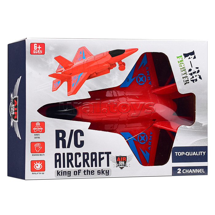 Самолет "Fighter" р/у, 27 MHz, в коробке