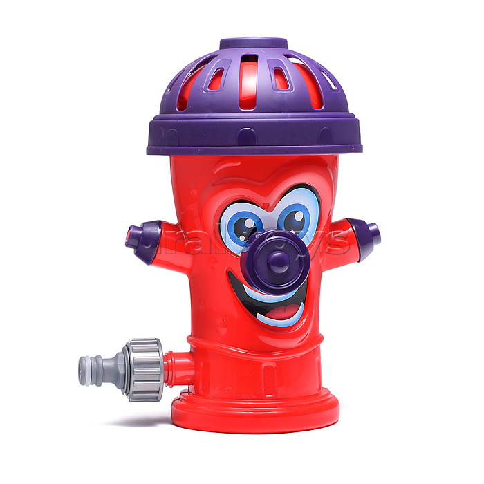 Игрушка - брызгалка "Пожарный гидрант", для подключения к водному шлангу, в коробке