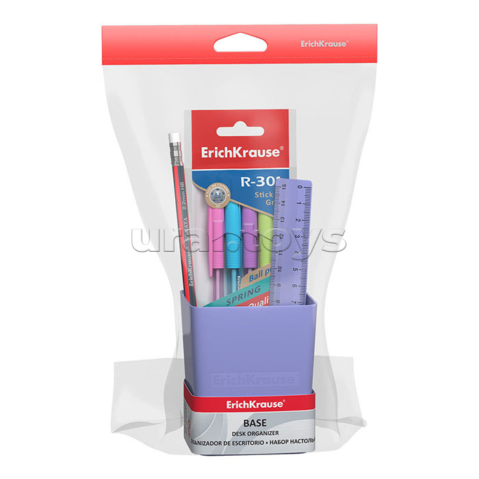 Набор настольный Base, Pastel, фиолетовый Набор настольный Base, Pastel, фиолетовый