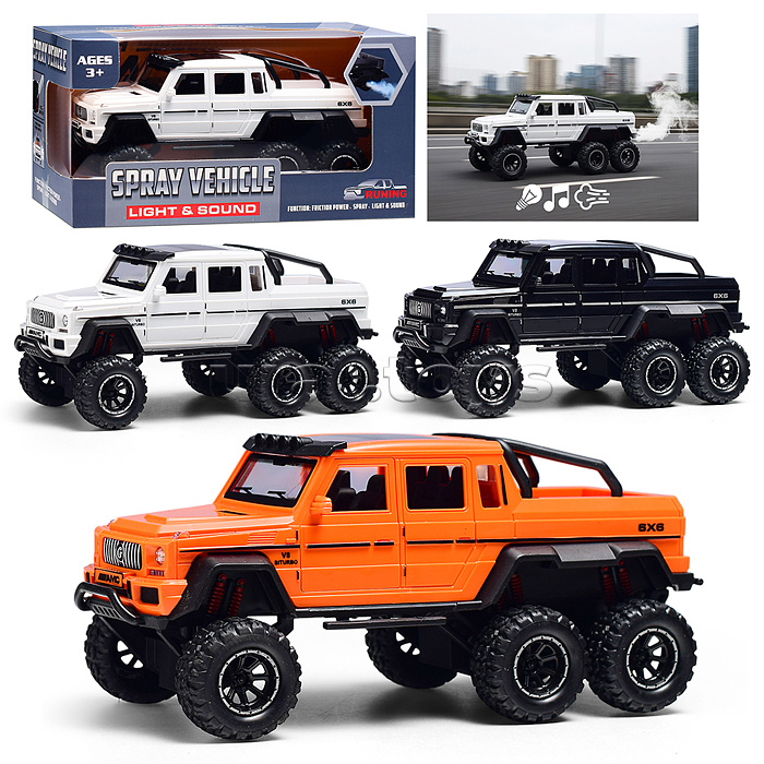 Машина "Железный бык" (свет, звук) в коробке