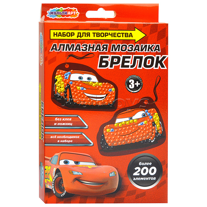 Брелоки-алмазной мозаикой "Тачки" Брелоки-алмазной мозаикой "Тачки"