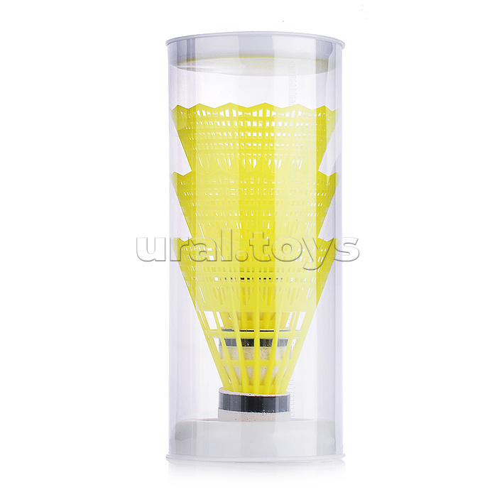 Набор воланчиков, белый, 3 шт, в тубе