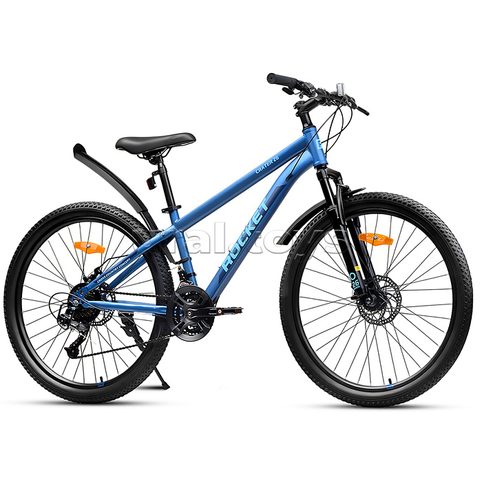 Велосипед 26" Rocket Crater 26, цвет синий, размер 14"