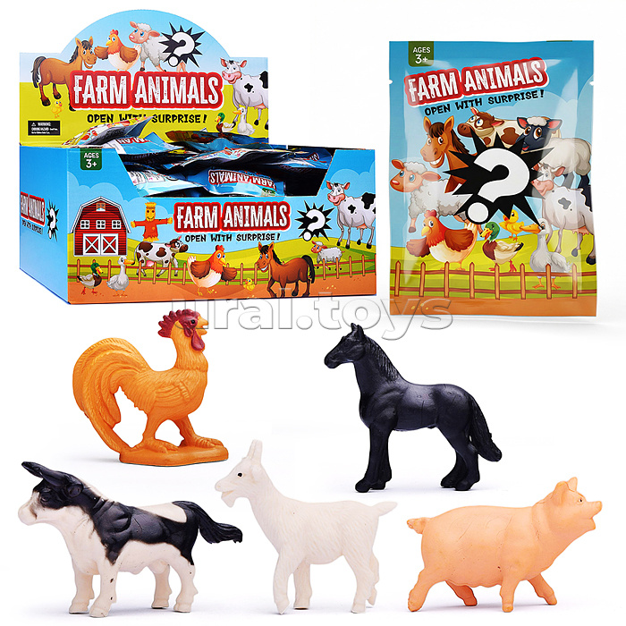 Набор животных "Добрая ферма" в коробке