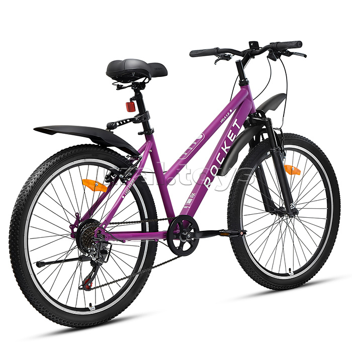 Велосипед 26" Rocket Vela 1.0, цвет вишневый, размер 15"