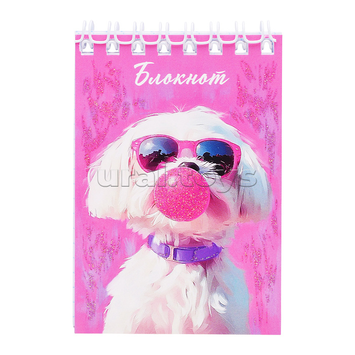 Блокнот А7 40л. "Бабл-пес" 60 г/м², клетка