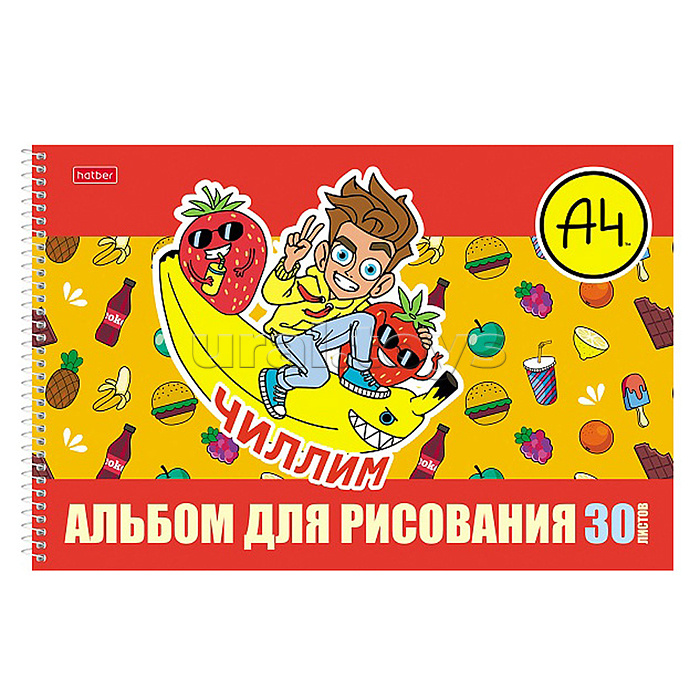 Альбом для рисования 30л "Влад А4"