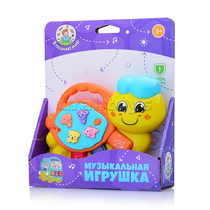 Музыкальная игрушка "Гусеница" в коробке Музыкальная игрушка "Гусеница" в коробке