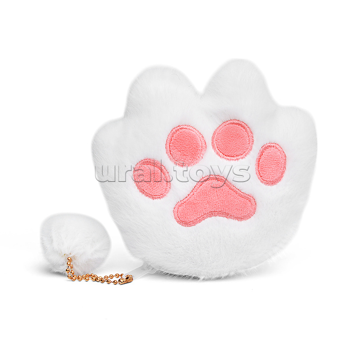 Мягкий брелок-кошелек "Лапка" 12см