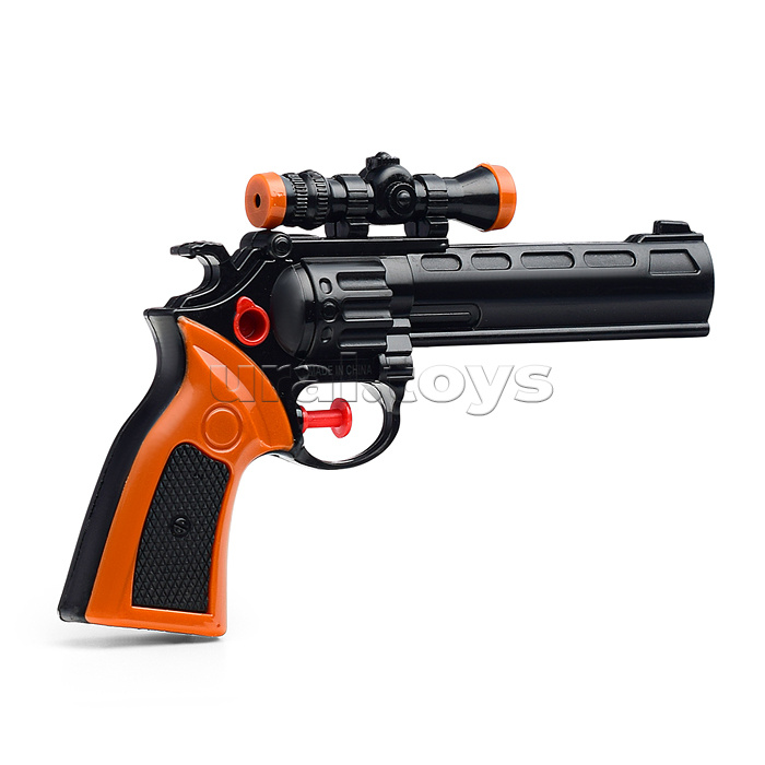 Водное оружие "Револьвер" с прицелом, в пакете (черный)