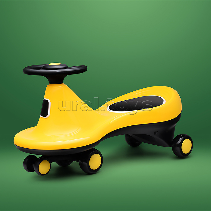 Каталка-бибикар, в коробке (желтый)