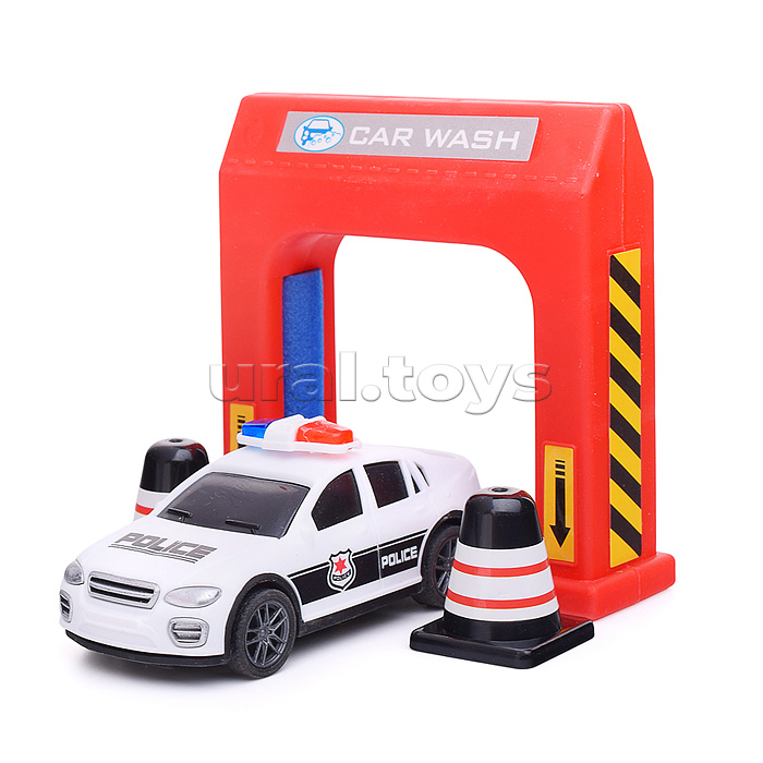 Игровой набор "Заправочная станция и автомойка" в коробке Игровой набор "Заправочная станция и автомойка" в коробке