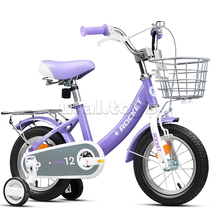 Велосипед 12" Rocket Luna, цвет сиреневый