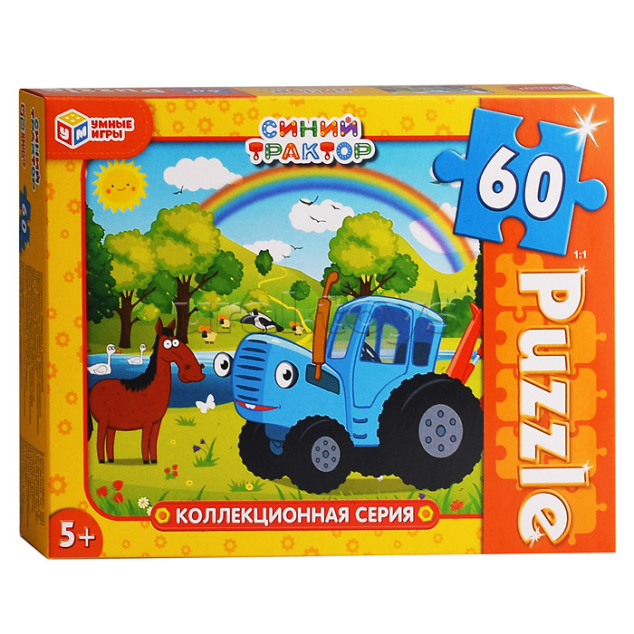 Пазлы 60 "Синий Трактор" Пазлы 60 "Синий Трактор"