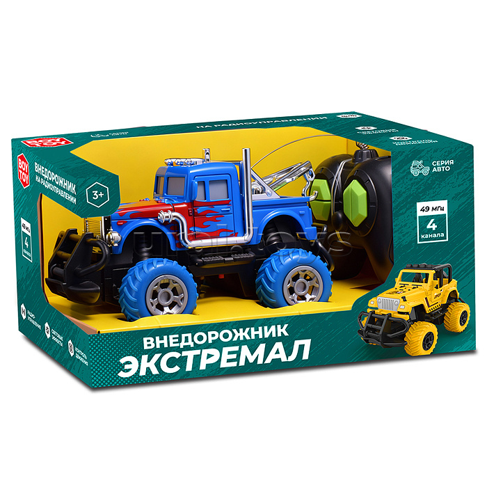 Машина "Большой вездеход" р/у, 27 MHz, в коробке