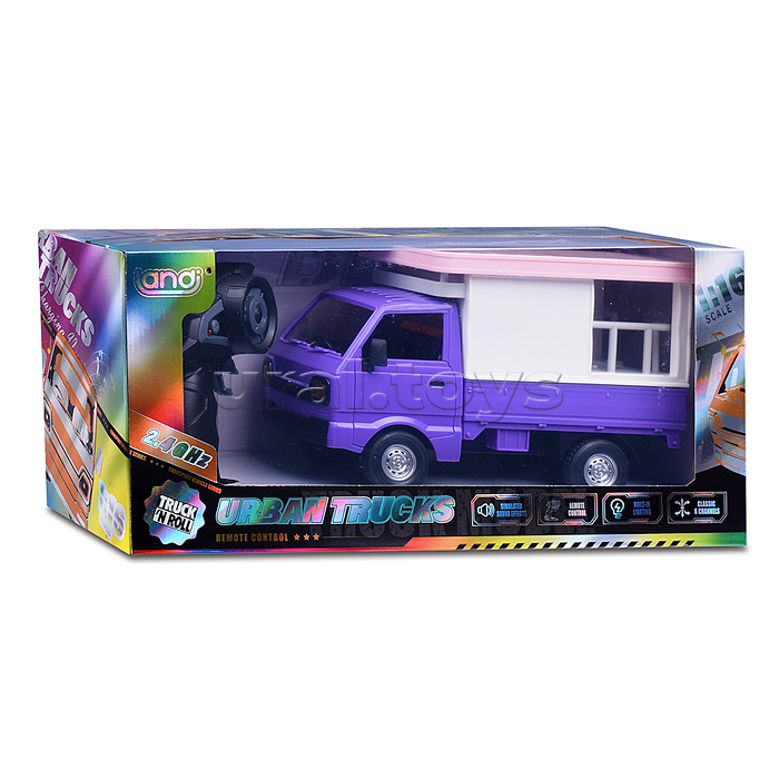 Машина "Музыкальный грузовик" р/у, 27 MHz, в коробке