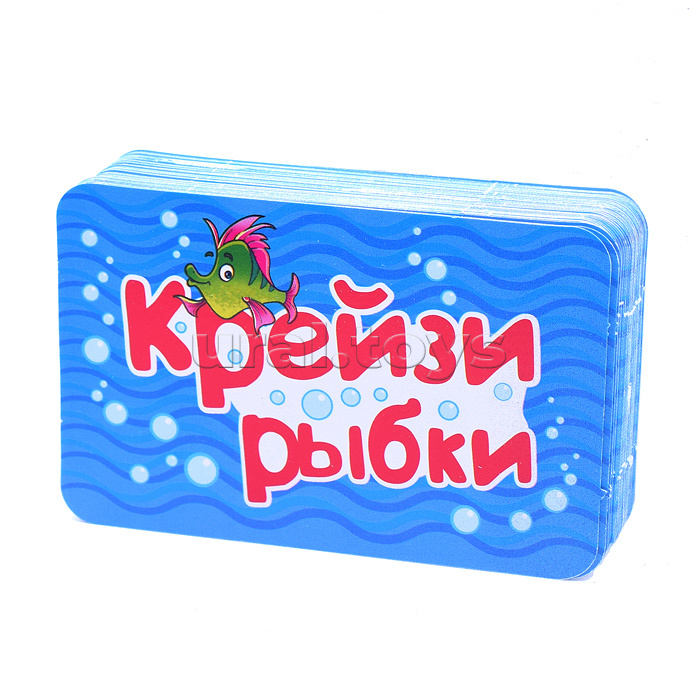 Игра карточная "Крейзи рыбки", 52 карточки