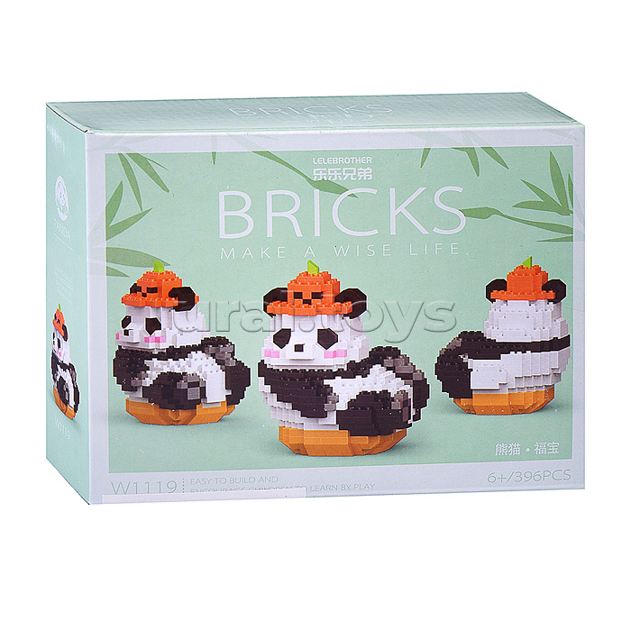 Конструктор "Панда" (396 дет.) в коробке