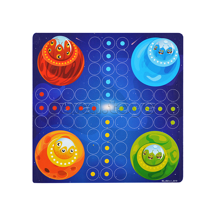 Магнитные настольные игры 4-в-1, 5+ (виселица, лудо, солитер, танграм)