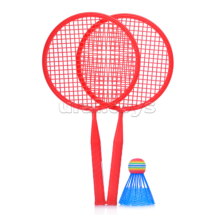 Набор игровых ракеток (2 ракетки, 1 волана) в сетке