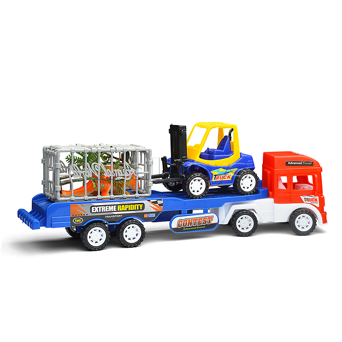 Автовоз "Мастер на все колёса" с погрузчиком, под колпаком