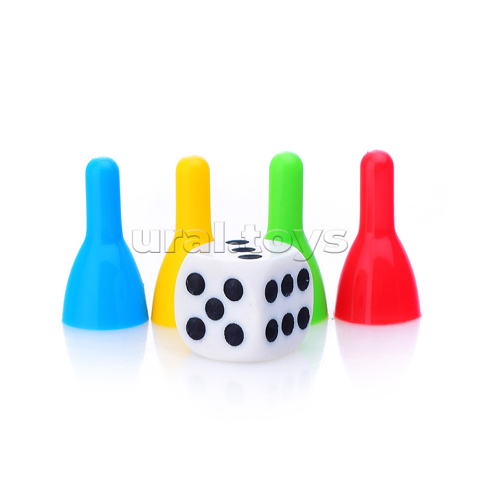 Настольная игра-ходилка квадрат. Карлстоун. 40 карточек.