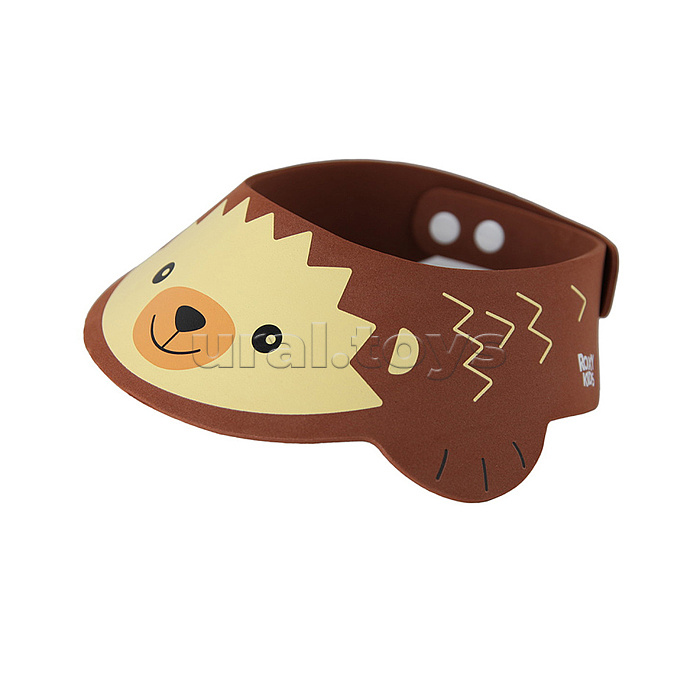 Козырек защитный для мытья головы "Коричневый ёжик"