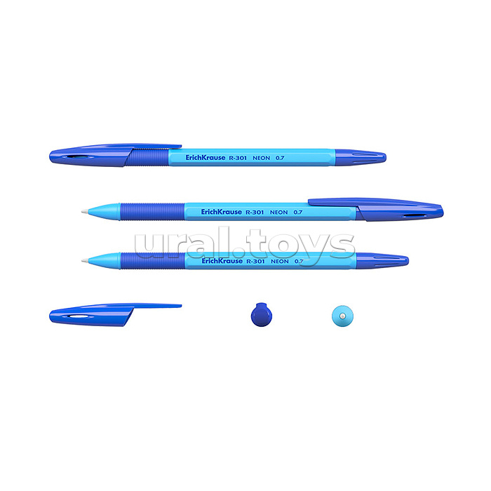 Ручка шариковая R-301 Neon Stick&Grip 0.7, цвет чернил синий Ручка шариковая R-301 Neon Stick&Grip 0.7, цвет чернил синий