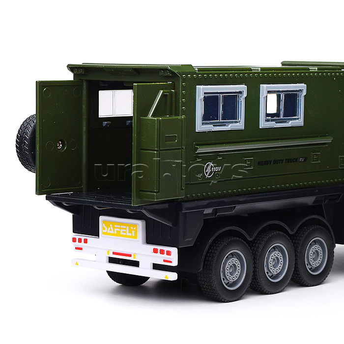 Машина "Фура Блок- контейнер" (свет,звук) в коробке