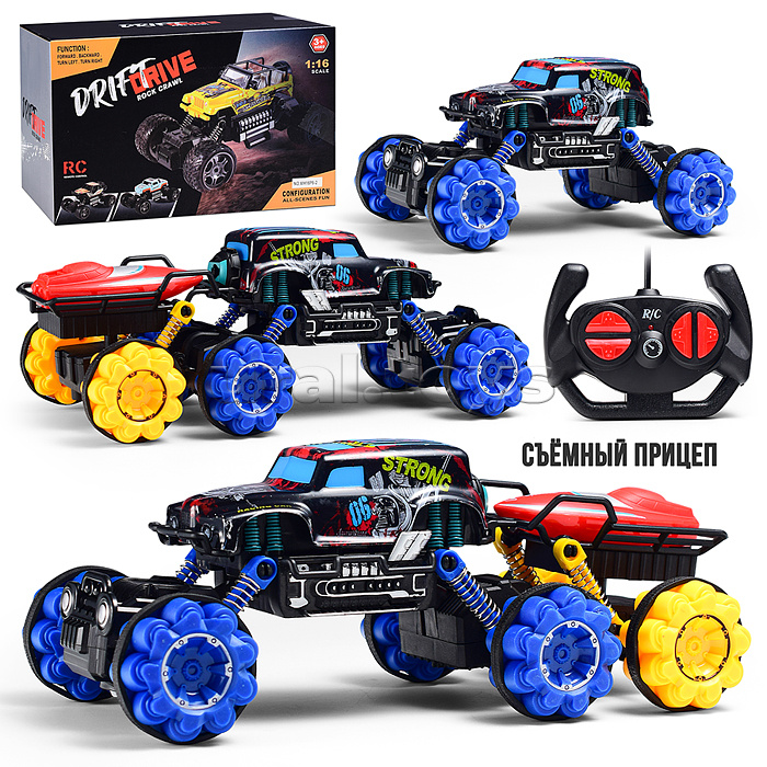 Машина "Турбо-зверь" р/у, 27 MHz, в коробке